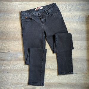 Zara Black Washed Skinny Jeans